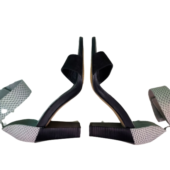 Chinese Laundry 4" heels, women's size 8.5, black and grey - Picture 5 of 7